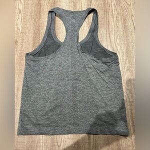 Swiftly Tech Racerback Tank Top
2.0 *Race Length Slate/White